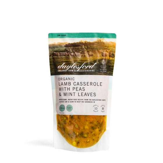 Organic Lamb Casserole with Peas and Mint Leaves 550g
