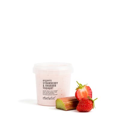 Organic Strawberry and Rhubarb Yoghurt 150g