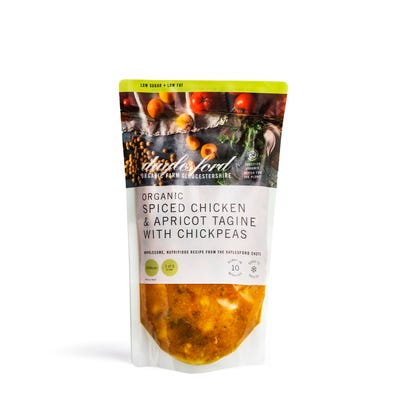 Organic Spiced Chicken Tagine with Apricots and Chickpeas 550g