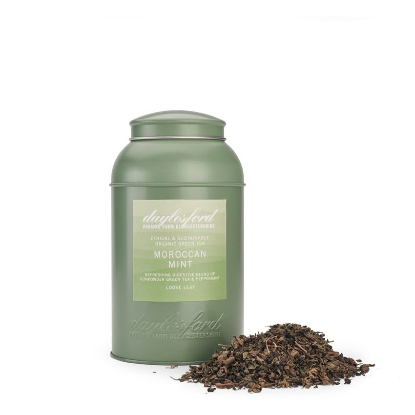 Organic Moroccan Mint Loose Leaf Tea Caddy 140g