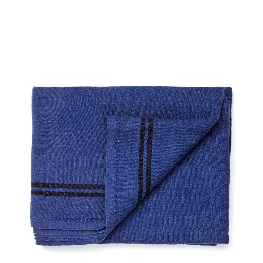 Vetra Blue Linen tablecloth