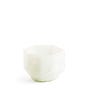 White Faceted Vase - Small