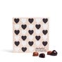Milk & Dark Chocolate Sea Salt Caramel Hearts Wooden Box