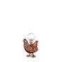 Leather Chicken Keyring
