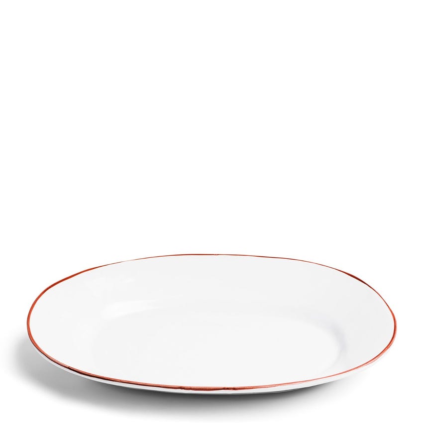 Oddington Red Large Oval Platter