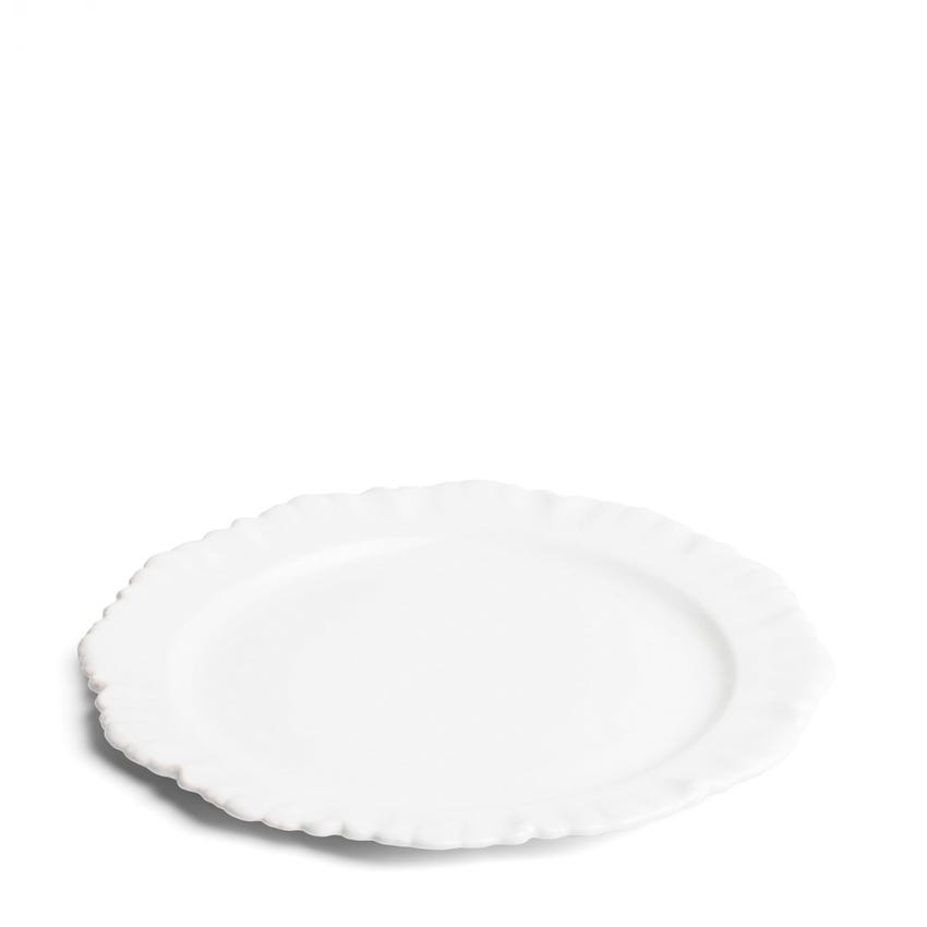 Combs Dinner Plate White