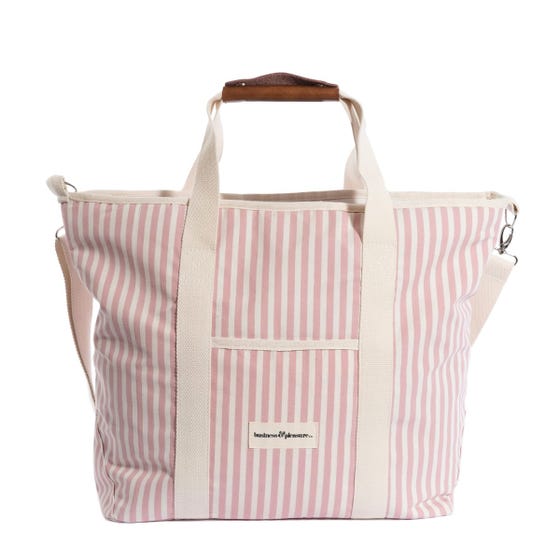 Cooler Tote Bag Pink Stripe