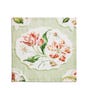 Daylesford x Colefax Quince Garden Napkin in Green With Tulips