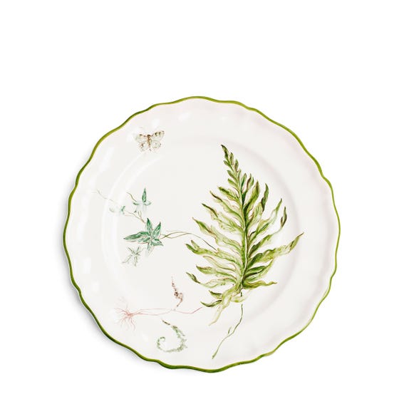 Daylesford x Colefax Quince Garden Dinner Plate With Fern & Ivy