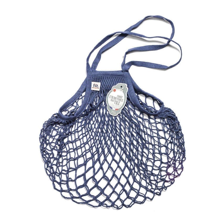 Net Shopping Bag Blue