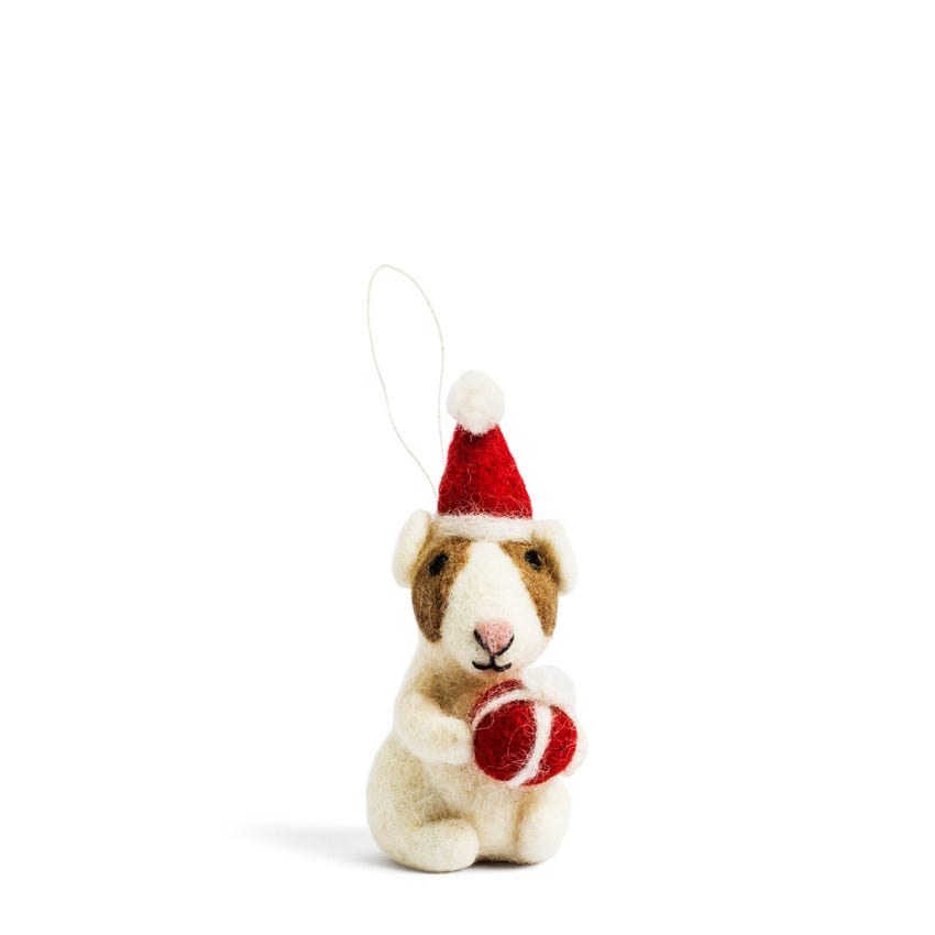 Party Hamster Christmas Decoration