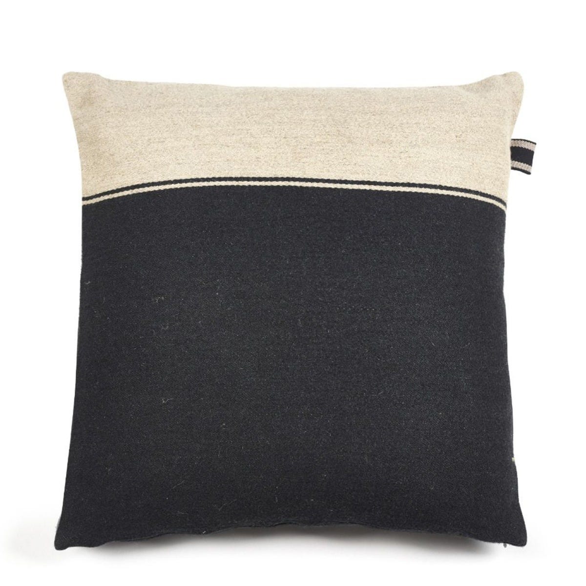 Marshall Black Flax Cushion