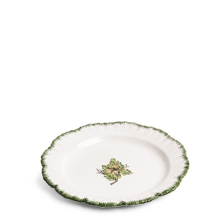 Forest Salad Plate with Acorn