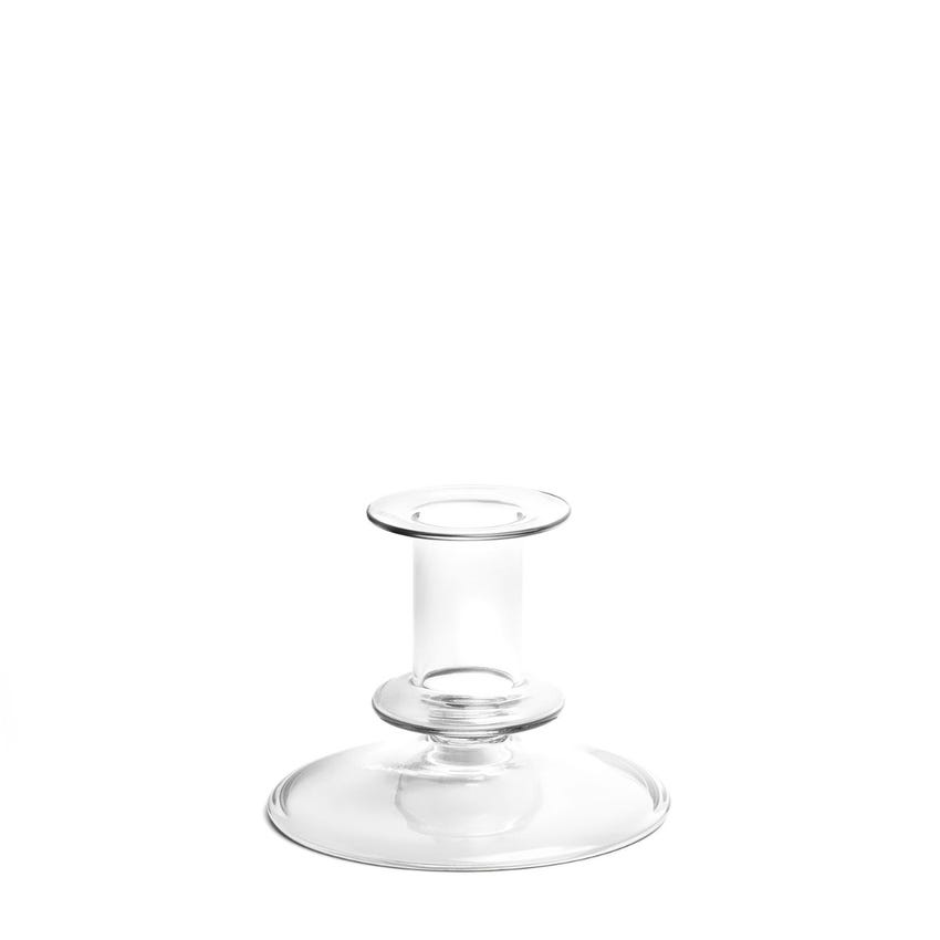  Clear Candlestick Holder