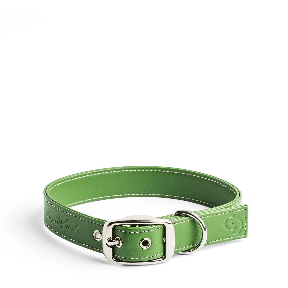 Apple Leather Collar Green