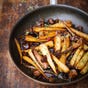 Sherry Roast Parsnips with Chestnuts & Honey