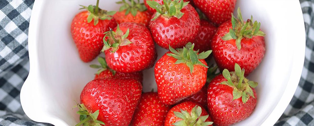 Three ways with strawberries